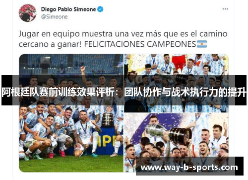 阿根廷队赛前训练效果评析：团队协作与战术执行力的提升